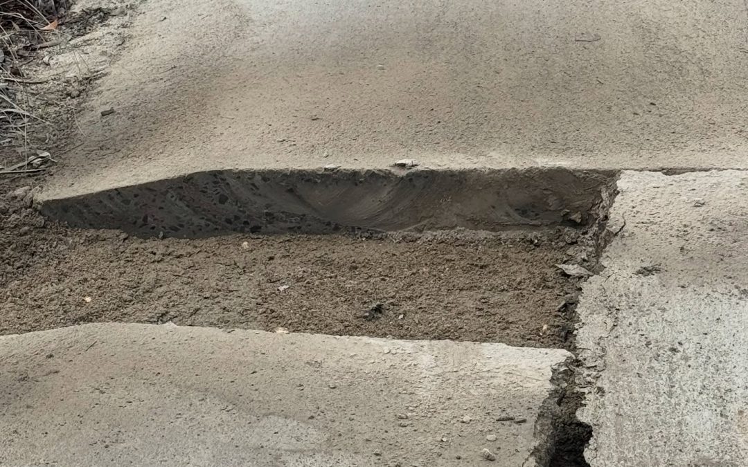 Cement Stabilised Crushed Rock Driveway After 5 Days