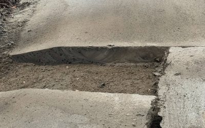 Cement Stabilised Crushed Rock Driveway After 5 Days